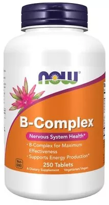 Now Foods B Complex 250 Tablet • $26.54