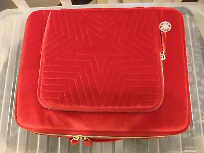 Estee Lauder Red Velvet Travel/Train/Make Up Case ~ New & Unused • £13.95