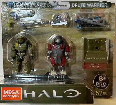 Mega Construx Halo Infinite Master Chief VS Brute Warrior Figure 2-Pack - NEW B2 • $20.32