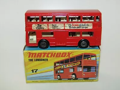 Matchbox Superfast No 17 The Londoner Code 3 Fly British Airways NMIB • £30