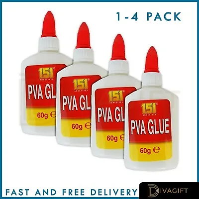 £5.44 • Buy PVA Glue Bottles Washable Safe Multipack School Art Craft Home Office NON Toxic