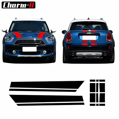 Hood Stripes Rear Graphics Decal Stickers For Mini Cooper Countryman F60 2017 • $22.86