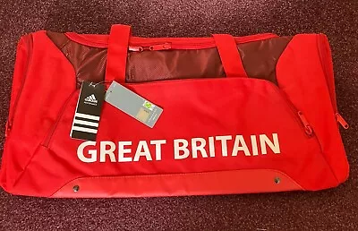 London 2012 Team GB Great Britain Adidas Red Holdall (Medium) Brand New • £20