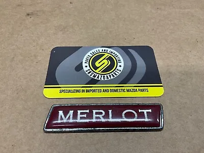 90-05 Mazda Miata MX5 OEM Fender Special Edition Badge Emblem Merlot Rare #2 • $19.95