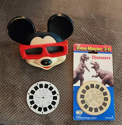 Vintage Tyco View-Master 3-D 3 Reels Dinosaurs New 1991 With Projector (301BX) • $15