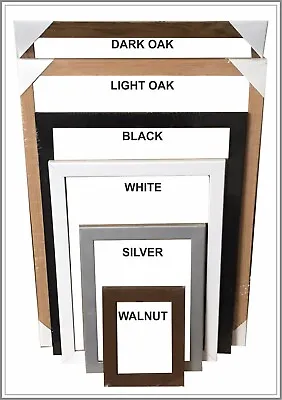 A1 A2 A3 A4 A5 Photo Picture Frame Poster Black Silver White Grey Oak • £11.99