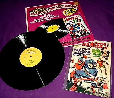 Vintage 1966 Marvel Comics Avengers # 4 Golden Record Set 1st Captain America • $1997.77