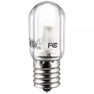 SUNLITE T7 LED 1 Watt 120V E17 2700K Tubular Bulb - Incandescent Equiv. 10w • $11.99