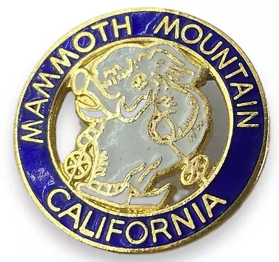 Mammoth Mountain California Vintage Elephant Ski Resort Souvenir Collectible Pin • $14.99