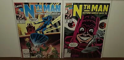 Nth Man #11 #13 Female Silver Surfer Galactus Herald Marvel Comics 1990 Rare! • £4.99