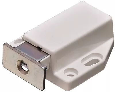 Hafele 245.61.730 LAMP Magnetic Pressure Push Cabinet Door Latch Catch White NEW • $6.97