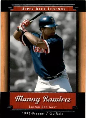 2001 Upper Deck Legends #25 Manny Ramirez Excellent • $2.25