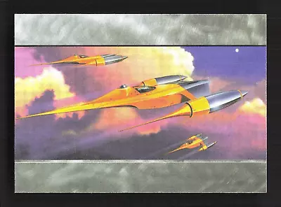 1998 Star Wars Collector Promo Card SW5 Naboo Star Fighter NMMT 2614 • $4.60