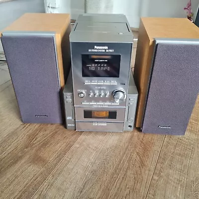 Panasonic CD Stereo System. Tape Deck. Radio 5 CD Changer. Great Condition  • £35