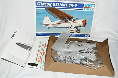 $33 • Buy Esci Ertl Stinson Reliant SR-9 1/48 Airplane Model Kit # 4104 New Sealed
