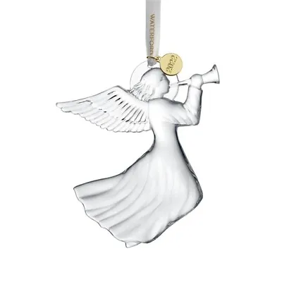 $68.50 • Buy Waterford 2022 Clear Crystal Angel Ornament, New In Box