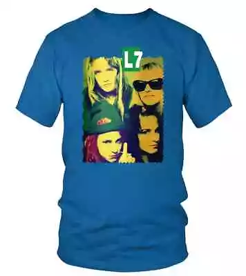 SALE! Rare Collection L7 Band Cotton Gift For Fan S-5XL Blue T-shirt S3867 • $19.99