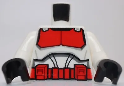 Lego Star Wars Armor Clone Shock Trooper Red Breastplate And Belt Boxes • $5.88