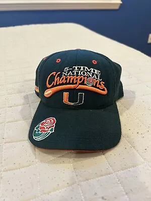 Miami Hurricanes 5x Rose Bowl National Champs Hat • $18