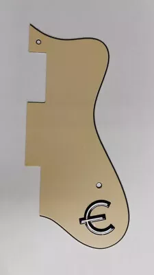 Guitar Parts For US Epiphone ES335 Dot Guitar Pickguard & E Logo Vintage Yellow • $7.41