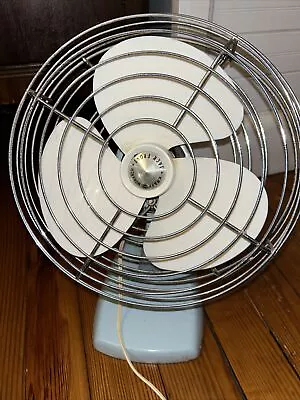 Vintage Art Deco Fan Knapp Monarch JACK FROST Metal Electric Antique Fan - Works • $19.99