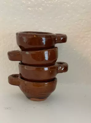 Vintage Miniature Red Clay Pottery Handmade Cups • $0.99