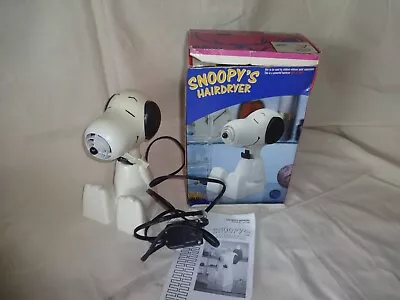 SNOOPY HAIRDRYER Dryer Works Vintage Mid Century Modern Atomic Starburst Antique • $10