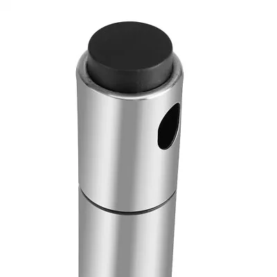 Stainless Steel Olive Oil Spraying Bottle Dispenser Sprayer Can Jar Kitchen • £8.20