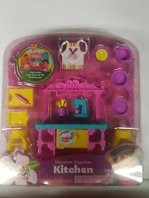 NEW Dora Playtime Together Dollhouse Lights & Sounds DORA'S Kitchen • $29.99