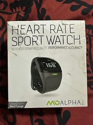 Mio Alpha 2 Activity Tracker Watch Smart Black Grey Watch Med/Large PARTS • $8.95