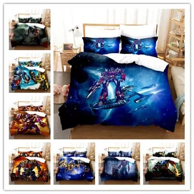 Transformers Collection#2 Single/Double/Queen/King Bed Quilt Cover Set • $42.40