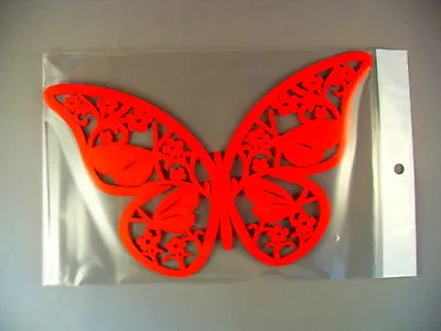£7.50 • Buy 5 Metres Lazer Cut Butterfly Bunting, Various Colours, Wedding Party Decoration