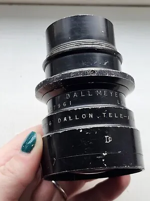 Dellmayer 12in F 5.6 Tele-anastigmat Dallon Need Restoration Due To Dust Vintage • £75