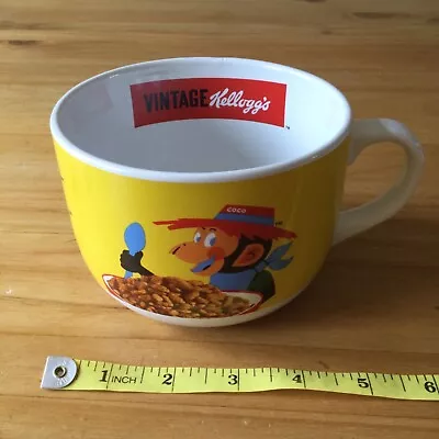 Kellogg's Coco-Pops Breakfast Cereal Bowl Dish With Handle Ceramic Branded VGC • £6.50