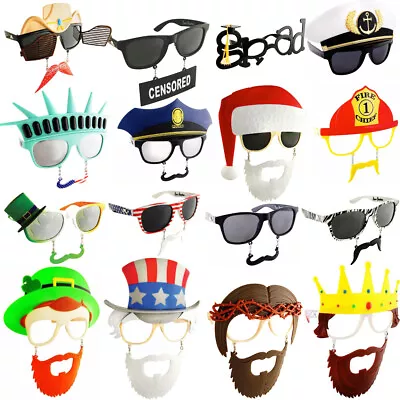 Sunstache Moustache Sunglasses (Choose Your Style) Shades Costume Accessory • $16.20