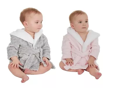 Personalised Baby Robe Dressing Gown 6-12 Months  Priced To Clear • £12.99