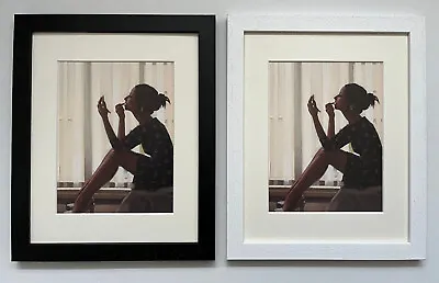 Jack Vettriano  - Only The Deepest Red Framed Art Print Thin Black/White *NEW* • £18.50