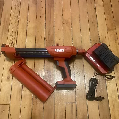 New HILTI HDE 500-22 CORDLESS ADHESIVE DISPENSER EPOXY GUN W/ Battery  Charger • $229.99