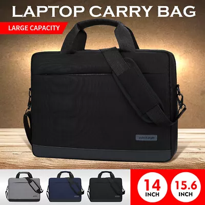 $25.96 • Buy Laptop Sleeve Briefcase Carry Bag For Macbook Dell Sony HP Lenovo 14  15.6  Inch
