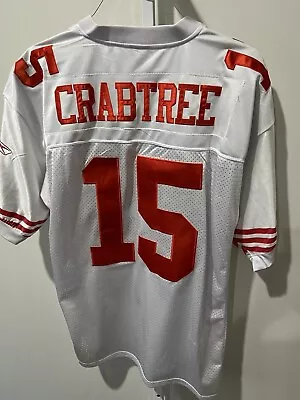Reebok Authentic NFL Jersey San Francisco 49ers Michael Crabtree White Sz 54 XL • $99.99