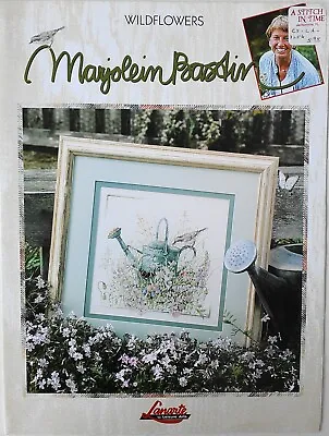 Marjolein Bastin Lanarte WILDFLOWERS Watering Can 180x255 Cross Stitch Chart • $9.99