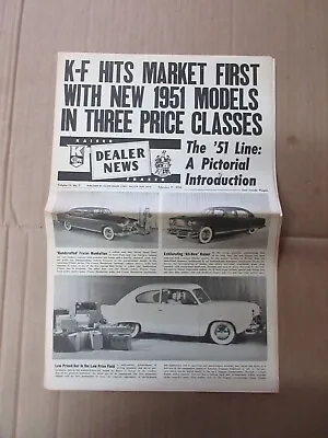 Vintage Kaiser Frazer Dealer News February 17 1950 Newsletter    B • $59