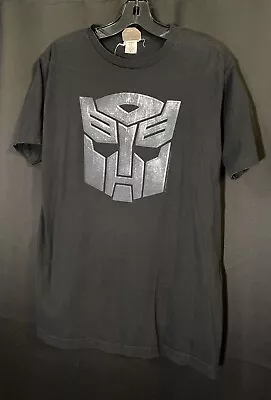 Y2K 2007 Transformers Movie Promo Tshirt Mighty Fine Almost Vintage Goth Emo L • $32.49