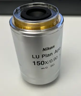 Nikon Microscope Objective Lens LU Plan Apo 150X WD 0.42 MUC50151 OFN25 • $1749