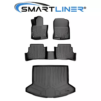 SMARTLINER Floor Mats And Cargo Liner Set Black For 2017-2021 Mazda CX-5 • $229.98
