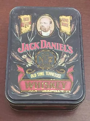 Vintage Old Jack Daniels Old No. 7 Playing Cards Tin Box Unique Tin Box Gift • $12.95