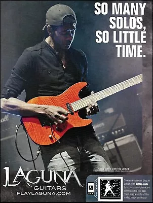 $4.95 • Buy Greg Howe 2010 Laguna LE924 Electric Guitar Advertisement 8 X 11 Ad Print