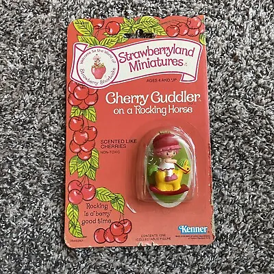 Vintage Strawberry Shortcake Strawberryland Miniatures Cherry Cuddler • $35