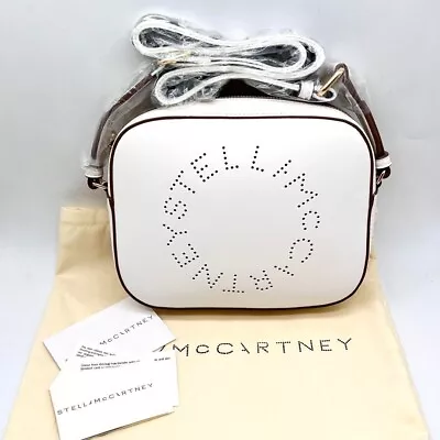 Stella McCartney Stella Logo Camera Shoulder Bag White With Storage Bag Outlet • $187.88
