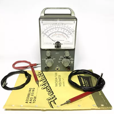 VINTAGE 1955 - Heathkit Vacuum Tube Voltmeter - ORIGINAL V-7 Model (not V-7A) • $79